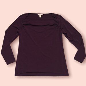 Elegant Purple Women's Top